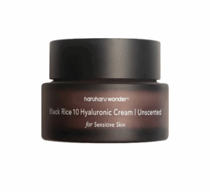 Haruharu Wonder Black Rice 10 Unscented Hyaluronic Cream For Sensitive Skin 50ml