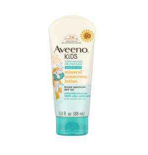 Aveeno Kids Continuous Protection Broad Spectrum SPF 50 Mineral Sunscreen 88ml