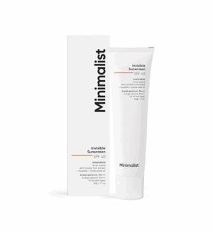 Minimalist Invisible SPF 40 Sunscreen 50g